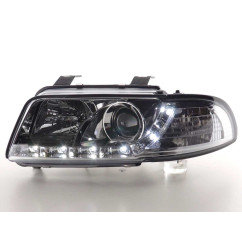 Phare Daylight LED DRL look Audi A4 type B5 95-99 chrome