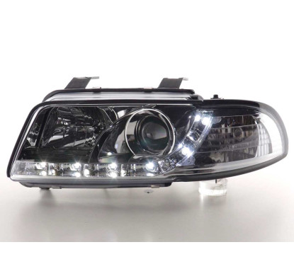 Phare Daylight LED DRL look Audi A4 type B5 95-99 chrome
