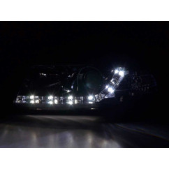 Phare Daylight LED DRL look Audi A4 type B5 95-99 chrome 
