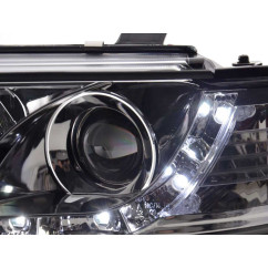 Phare Daylight LED DRL look Audi A4 type B5 95-99 chrome 
