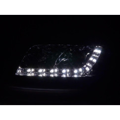 Phare Daylight LED DRL look Audi A6 type 4B 01-04 chrome 
