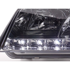 Phare Daylight LED DRL look Audi A6 type 4B 01-04 chrome 