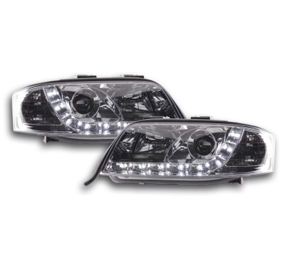Phare Daylight LED DRL look Audi A6 type 4B 97-01 chrome 