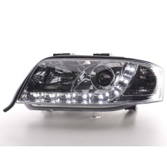 Phare Daylight LED DRL look Audi A6 type 4B 97-01 chrome
