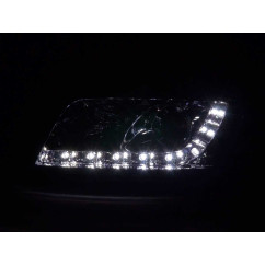 Phare Daylight LED DRL look Audi A6 type 4B 97-01 chrome 