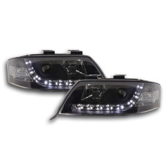 Phare Daylight LED DRL look Audi A6 type 4B 97-01 noir 