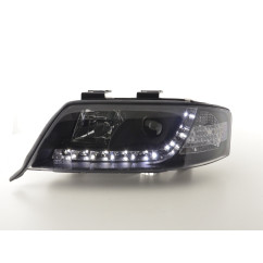 Phare Daylight LED DRL look Audi A6 type 4B 97-01 noir