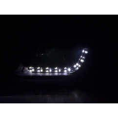Phare Daylight LED DRL look Audi A6 type 4B 97-01 noir 