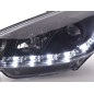 Phare Daylight LED Feux Diurnes Peugeot 206 Type S16 98- Noir