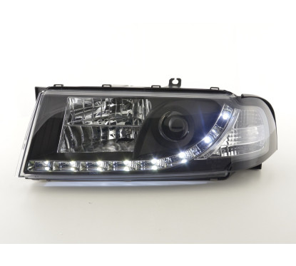 Phare Daylight LED DRL look Skoda Octavia type 1U 01-04 noir