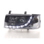 Phares Daylight LED look DRL VW Bus type T4 90-96 noir Phares Daylight LED look DRL VW Bus type T4 90-96 noir