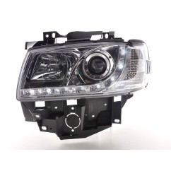Phare Daylight LED look DRL VW Bus type T4 96-03 chrome 