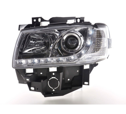 Phare Daylight LED look DRL VW Bus type T4 96-03 chrome 