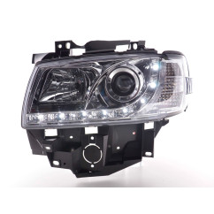 Phare Daylight LED look DRL VW Bus type T4 96-03 chrome