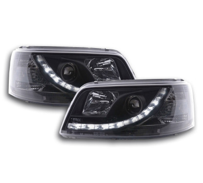 Phare Daylight LED look DRL bus VW type T5 03-09 noir 
