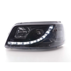 Phare Daylight LED look DRL bus VW type T5 03-09 noir