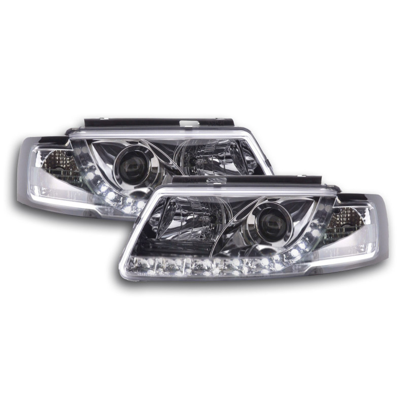 Phare Daylight LED DRL look VW Passat type 3B 97-00 chrome Phare Daylight LED DRL look VW Passat type 3B 97-00 chrome