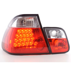 Kit feux arrière à LED BMW Série 3 berline type E46 98-01 clair / rouge 