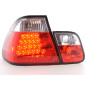 Kit feux arrière à LED BMW Série 3 berline type E46 98-01 clair / rouge Kit feux arrière à LED BMW Série 3 berline type E46 98-01 clair / rouge