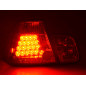 Kit feux arrière à LED BMW Série 3 berline type E46 98-01 clair / rouge Kit feux arrière à LED BMW Série 3 berline type E46 98-01 clair / rouge