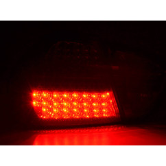 Kit feux arrière à LED BMW Série 3 berline type E90 05-08 noir / rouge 