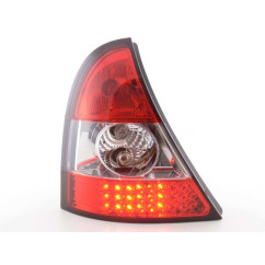Kit feux arrières LED Renault Clio type B 01-04 clair / rouge 