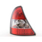 Kit feux arrières LED Renault Clio type B 01-04 clair / rouge