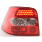 Kit feux arrières LED VW Golf 4 type 1J 98-02 clair / rouge Kit feux arrières LED VW Golf 4 type 1J 98-02 clair / rouge