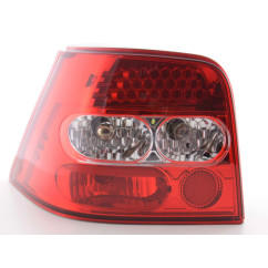Kit feux arrières LED VW Golf 4 type 1J 98-02 clair / rouge 