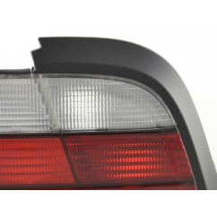 Kit feux arrière BMW Série 3 Coupé type E36 91-98 rouge / blanc 