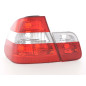 Kit feux arrière BMW Série 3 Limo type E46 01-05 blanc / rouge Kit feux arrière BMW Série 3 Limo type E46 01-05 blanc / rouge