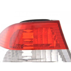 Kit feux arrière BMW Série 3 Limo type E46 01-05 blanc / rouge 