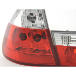 Kit feux arrière BMW Série 3 Touring type E46 99-02 blanc / rouge 