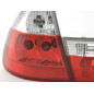 Kit feux arrière BMW Série 3 Touring type E46 99-02 blanc / rouge Kit feux arrière BMW Série 3 Touring type E46 99-02 blanc / rouge