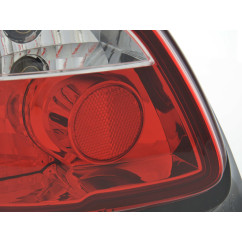 Kit feux arrières Peugeot 206 type 2 *** 98-05 clair / rouge 