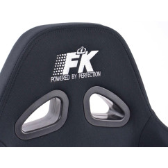 Sièges sport FK demi-sièges baquets en tissu Super-Sport noir 