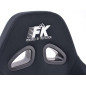 Sièges sport FK demi-sièges baquets en tissu Super-Sport noir