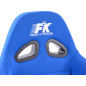 Sièges sport FK ensemble de sièges demi-baquets Tissu Super-Sport bleu