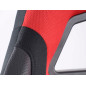 FK siège de sport chaise de bureau pivotante Racecar noir / rouge chaise de direction chaise pivotante chaise de bureau