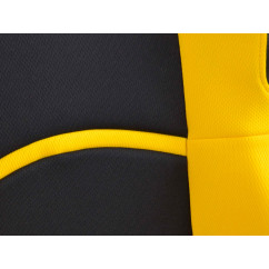 Sièges sport FK Set de sièges auto demi-coque tissu Cyberstar noir / jaune 