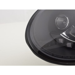 Phare Daylight LED DRL look VW New Beetle 2006-2012 noir 