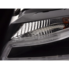 Phare Daylight LED feux de jour Audi A4 2008-2011 noir 