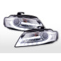 Phare Daylight LED feux de jour Audi A4 à partir de 2008 chrome Phare Daylight LED feux de jour Audi A4 à partir de 2008 chrome
