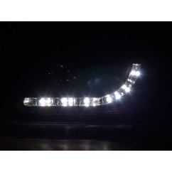 Phare Daylight LED DRL look Audi A3 type 8L 96-00 noir 