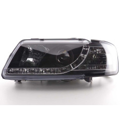 Phare Daylight LED DRL look Audi A3 type 8L 96-00 noir 