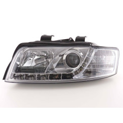 Phares Daylight Audi A4 type 8E 01-04 chrome 
