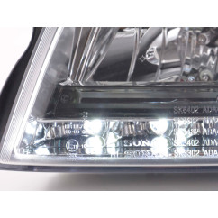 Phares Daylight Audi A4 type 8E 01-04 chrome 
