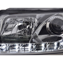 Phare Daylight LED Feux Diurnes Audi A4 Type 8E 01-04 Chrome 