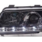 Phare Daylight LED DRL look Audi A4 type B5 95-99 chrome
