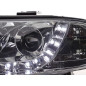 Phare Daylight LED DRL look Audi A6 type 4B 97-01 chrome
